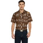 All of Life Comes to Me with Ease, Joy and Glory Men s Short Sleeve Pocket Shirt 