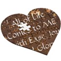 Wooden Puzzle Heart 