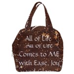 All of Life Comes to Me with Ease, Joy and Glory Boxy Hand Bag