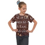 All of Life Comes to Me with Ease, Joy and Glory Kids  Mesh Piece Tee