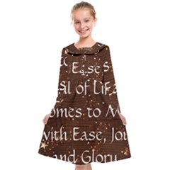All of Life Comes to Me with Ease, Joy and Glory Kids  Midi Sailor Dress from ArtsNow.com