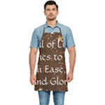 All of Life Comes to Me with Ease, Joy and Glory Kitchen Apron