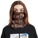 All of Life Comes to Me with Ease, Joy and Glory Face Covering Bandana (Two Sides)