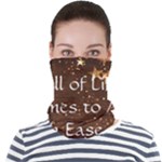 All of Life Comes to Me with Ease, Joy and Glory Face Seamless Bandana (Adult)