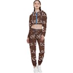 All of Life Comes to Me with Ease, Joy and Glory Cropped Zip Up Lounge Set