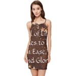 All of Life Comes to Me with Ease, Joy and Glory Summer Tie Front Dress