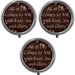 Mini Round Pill Box (Pack of 3) 