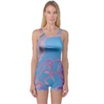 My Pour Cup Painting CBDOilPrincess 2f6f4687-760e-4dbb-9602-faede491240e One Piece Boyleg Swimsuit
