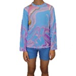 My Pour Cup Painting CBDOilPrincess 2f6f4687-760e-4dbb-9602-faede491240e Kids  Long Sleeve Swimwear