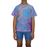 My Pour Cup Painting CBDOilPrincess 2f6f4687-760e-4dbb-9602-faede491240e Kids  Short Sleeve Swimwear