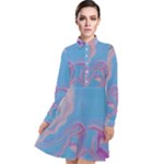 My Pour Cup Painting CBDOilPrincess 2f6f4687-760e-4dbb-9602-faede491240e Long Sleeve Chiffon Shirt Dress