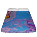 My Pour Cup Painting CBDOilPrincess 2f6f4687-760e-4dbb-9602-faede491240e Fitted Sheet (California King Size)