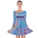 My Pour Cup Painting CBDOilPrincess 2f6f4687-760e-4dbb-9602-faede491240e Long Sleeve Skater Dress