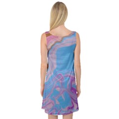 Sleeveless Satin Nightdress Back Sleeveless Satin Nightdress Back