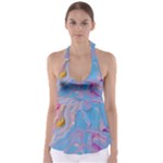 My Pour Cup Painting CBDOilPrincess 2f6f4687-760e-4dbb-9602-faede491240e Babydoll Tankini Top