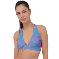Halter Plunge Bikini Top 