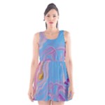 My Pour Cup Painting CBDOilPrincess 2f6f4687-760e-4dbb-9602-faede491240e Scoop Neck Skater Dress