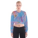 My Pour Cup Painting CBDOilPrincess 2f6f4687-760e-4dbb-9602-faede491240e Cropped Sweatshirt