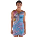 My Pour Cup Painting CBDOilPrincess 2f6f4687-760e-4dbb-9602-faede491240e Wrap Front Bodycon Dress