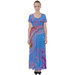 My Pour Cup Painting CBDOilPrincess 2f6f4687-760e-4dbb-9602-faede491240e High Waist Short Sleeve Maxi Dress