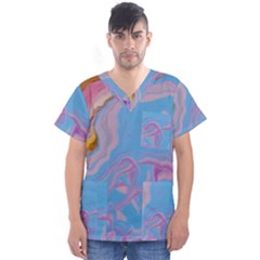 Men s V-Neck Scrub Top 
