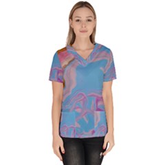 Women s V-Neck Scrub Top 