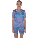 My Pour Cup Painting CBDOilPrincess 2f6f4687-760e-4dbb-9602-faede491240e Satin Short Sleeve Pajamas Set