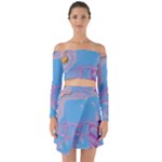 My Pour Cup Painting CBDOilPrincess 2f6f4687-760e-4dbb-9602-faede491240e Off Shoulder Top with Skirt Set