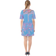 Sixties Short Sleeve Mini Dress 