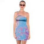 My Pour Cup Painting CBDOilPrincess 2f6f4687-760e-4dbb-9602-faede491240e One Soulder Bodycon Dress