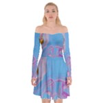 My Pour Cup Painting CBDOilPrincess 2f6f4687-760e-4dbb-9602-faede491240e Off Shoulder Skater Dress
