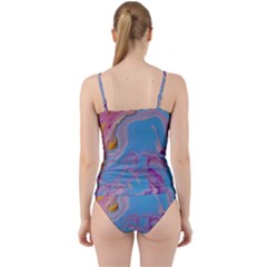 Cut Out Top Tankini Set 