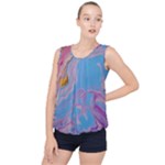 My Pour Cup Painting CBDOilPrincess 2f6f4687-760e-4dbb-9602-faede491240e Bubble Hem Chiffon Tank Top