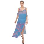 My Pour Cup Painting CBDOilPrincess 2f6f4687-760e-4dbb-9602-faede491240e Maxi Chiffon Cover Up Dress