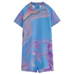 My Pour Cup Painting CBDOilPrincess 2f6f4687-760e-4dbb-9602-faede491240e Kids  Boyleg Half Suit Swimwear