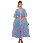 My Pour Cup Painting CBDOilPrincess 2f6f4687-760e-4dbb-9602-faede491240e Kimono Sleeve Boho Dress