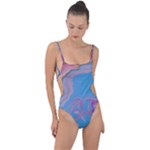 My Pour Cup Painting CBDOilPrincess 2f6f4687-760e-4dbb-9602-faede491240e Tie Strap One Piece Swimsuit