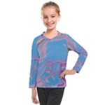 My Pour Cup Painting CBDOilPrincess 2f6f4687-760e-4dbb-9602-faede491240e Kids  Long Mesh Tee