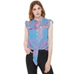 My Pour Cup Painting CBDOilPrincess 2f6f4687-760e-4dbb-9602-faede491240e Frill Detail Shirt