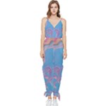 My Pour Cup Painting CBDOilPrincess 2f6f4687-760e-4dbb-9602-faede491240e Sleeveless Tie Ankle Jumpsuit