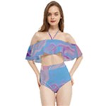 My Pour Cup Painting CBDOilPrincess 2f6f4687-760e-4dbb-9602-faede491240e Halter Flowy Bikini Set 