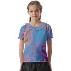 Kids  Frill Chiffon Blouse 