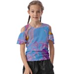 My Pour Cup Painting CBDOilPrincess 2f6f4687-760e-4dbb-9602-faede491240e Kids  Butterfly Cutout Tee