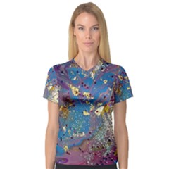 V-Neck Sport Mesh T-Shirt 