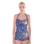 My Pour Cup Painting CBDOilPrincess 39c14ab4-d2f3-4895-bea3-ecf855918dd6 Boyleg Halter Swimsuit 