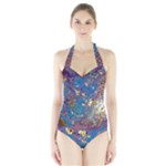 My Pour Cup Painting CBDOilPrincess 39c14ab4-d2f3-4895-bea3-ecf855918dd6 Halter Swimsuit