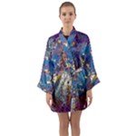 My Pour Cup Painting CBDOilPrincess 39c14ab4-d2f3-4895-bea3-ecf855918dd6 Long Sleeve Satin Kimono