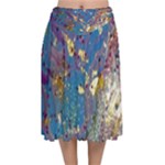 My Pour Cup Painting CBDOilPrincess 39c14ab4-d2f3-4895-bea3-ecf855918dd6 Velvet Flared Midi Skirt