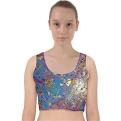 Velvet Racer Back Crop Top 
