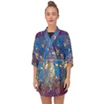 My Pour Cup Painting CBDOilPrincess 39c14ab4-d2f3-4895-bea3-ecf855918dd6 Half Sleeve Chiffon Kimono